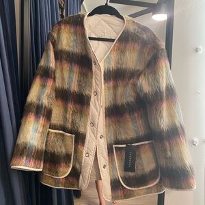Two in one coat Trendyol Colorful Plaid Jacket